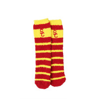 USC Trojans Men's 47 Brand Cardinal SC Interlock Stripe Cheshire Fuzzy Half Crew Socks